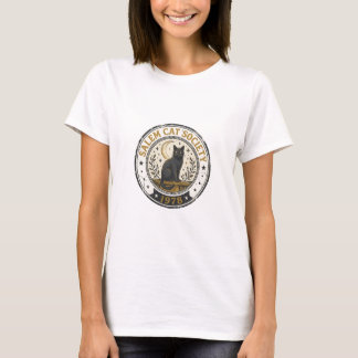 Vintage Salem Cat Society 1978 Schwarze Katze Retr T-Shirt