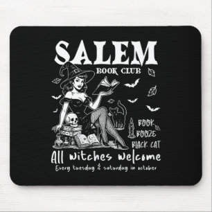Vintage-Salem-Hexen-Lesebücher Halloween Gruselig Mousepad