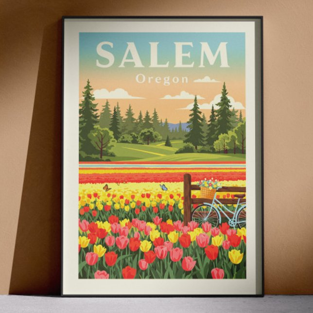 Vintage Salem Oregon Poster (Von Creator hochgeladen)