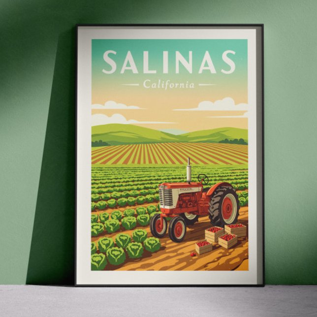 Vintage Salinas Kalifornien Poster (Von Creator hochgeladen)