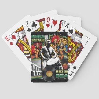 Vintage Samba Kultur Erbe Rio de Janeiro Spielkarten