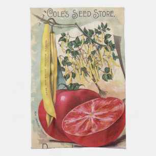 Vintage-Samenkatalog Coles Samen Küchenhandtuch Geschirrtuch