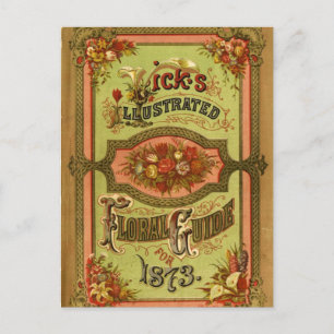 Vintage-Samenkatalog Postkarte