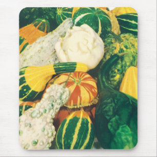 Vintage-Samenpaket-Kunst, Kürbis-Mischung Mousepad