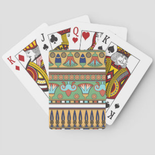 Vintage Sammlung ägyptischer Ornamente Spielkarten