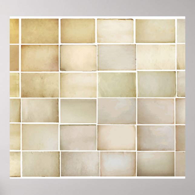 Vintage Sammlung: altes Set. Poster (Vorne)