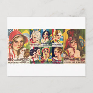 Vintage Sammlung Rio de Janeiro Postkarte