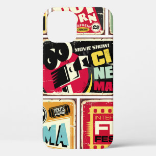 Vintage Sammlung von Kinozinnschildern. Filmbranch Case-Mate iPhone Hülle