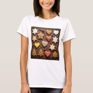 Vintage-Sammlung von Lebkuchenplätzchen T-Shirt