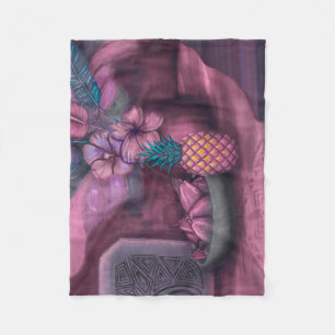 Vintage Samoan - Hawaiian Stilleben Fine Art Fleecedecke