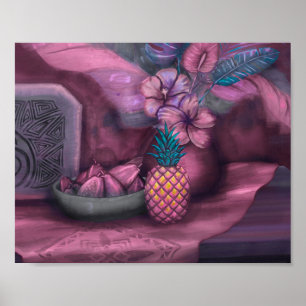 Vintage Samoan - Hawaiian Stilleben Fine Art Poster