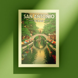 Vintage San Antonio Texas Postkarte
