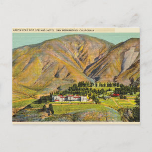 Vintage San Bernardino, Kalifornien Postkarte