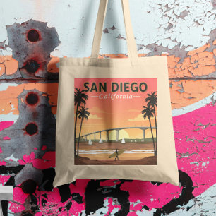 Vintage San Diego Kalifornien Tragetasche