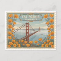 Vintage San Francisco Kalifornien Golden Gate Brid