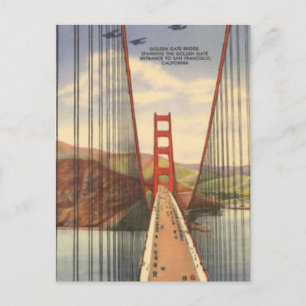 Vintage San Francisco, USA - Postkarte