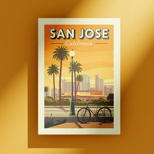 Vintage San Jose Kalifornien Postkarte