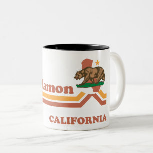 Vintage San Ramon Kalifornien Zweifarbige Tasse