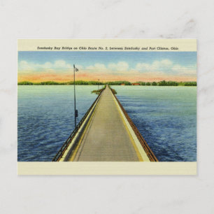 Vintage Sandusky Ohio Postkarte
