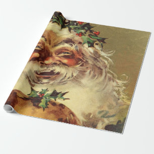 Vintage Sankt Geschenkpapier