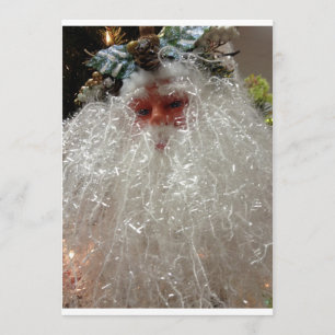 VINTAGE SANTA CLAUS-INVITATION EINLADUNG