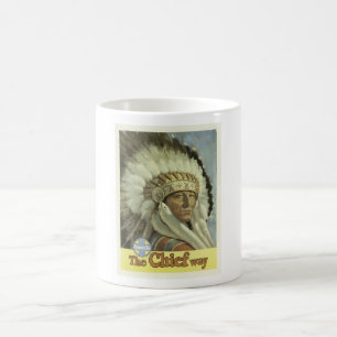 Vintage Santa Fe New Mexico The Chief Way Kaffeetasse
