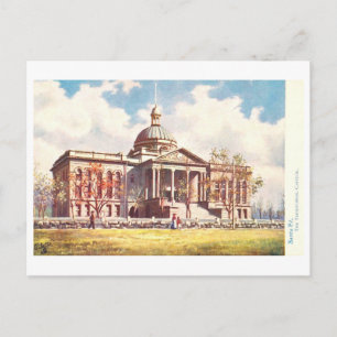 Vintage Santa Fe Territorial Capitol von New Mexic Postkarte