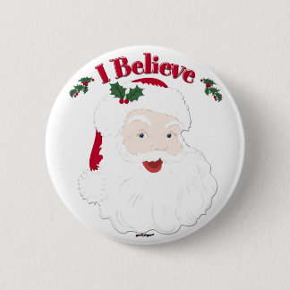 Vintage Santa I Button