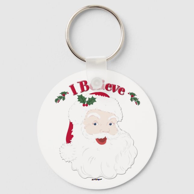 Vintage Santa I Schlüsselanhänger (Vorderseite)