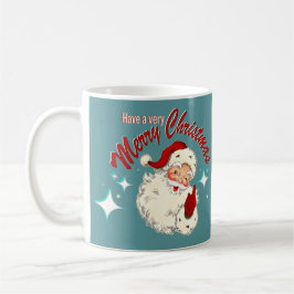Vintage Santa No. 4 - Merry Christmas Kaffeetasse