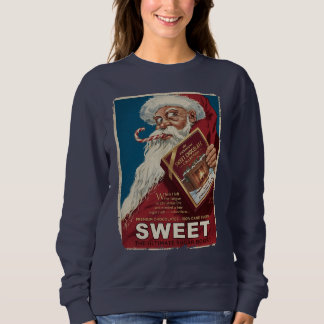 Vintage Santa Parodie - Lustiger Weihnachten Zucke Sweatshirt