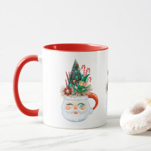 Vintage Santa Tasse
