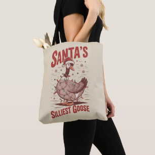Vintage Santas dümmster Gans Lustiges Weihnachten