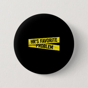 Vintage sarkastischer Retro-HR-Verstoß Weihnachten Button