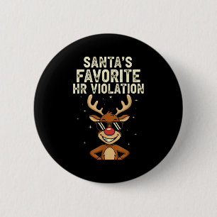 Vintage sarkastischer Retro-Personalrechtsverstoß Button