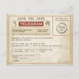 Vintage Save the Date alte Telegramme