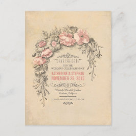 Vintage Save the Date Postkarten