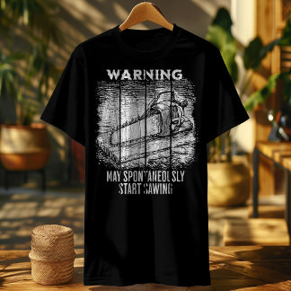Vintage Saw - Warnung kann spontan zu Sawi führen T-Shirt