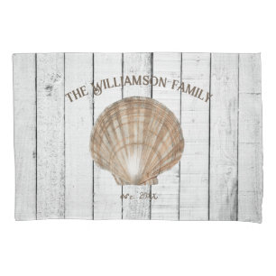 Vintage Scallop-Muschel Kissen-Fall Kissenbezug