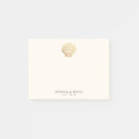 Vintage Scallop Seashell Hochzeit Jahrestag