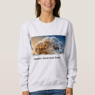 Vintage Scenic Horizon - Weiße Unisex-Sweatshirt Sweatshirt