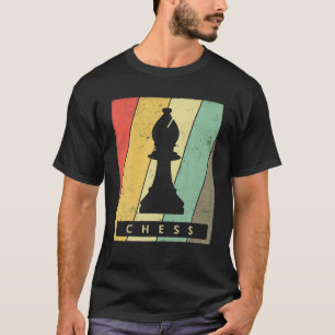 Vintage-Schach-Sport Retro-Plakat T-Shirt