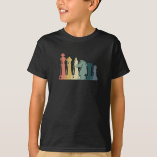 Vintage Schach T-Shirt Retro Schach Design - Schac