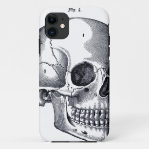Vintage Schädel-Anatomie Case-Mate iPhone Hülle