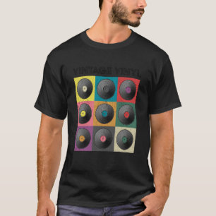 Vintage-Schallplatten, Retro-Musikliebhaber T-Shirt