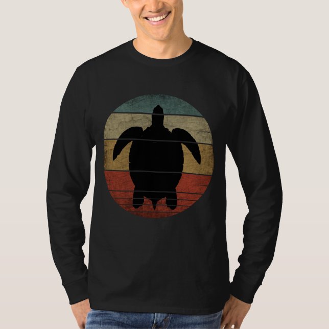 VINTAGE SCHALTFLÄCHE T-Shirt (Vorderseite)