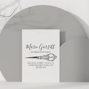 Vintage Schere Salon Magnetic Magnetkarte