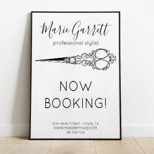 Vintage Scheren Poster