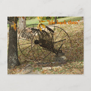 Vintage Scheuhaken-Postkarte - anpassen Postkarte