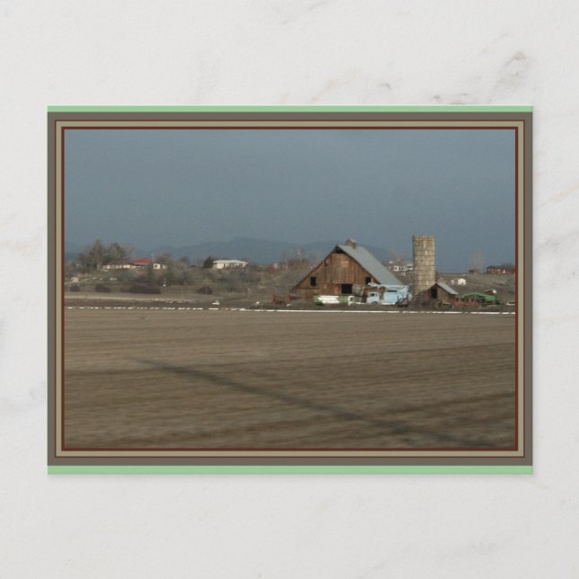 Vintage Scheunen-Sammlung I Postkarte (Vorderseite)